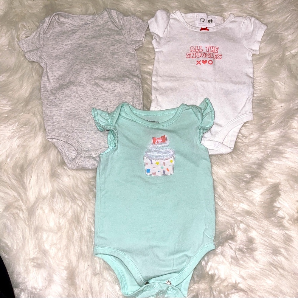 Cute baby girl bodysuit 3-6m